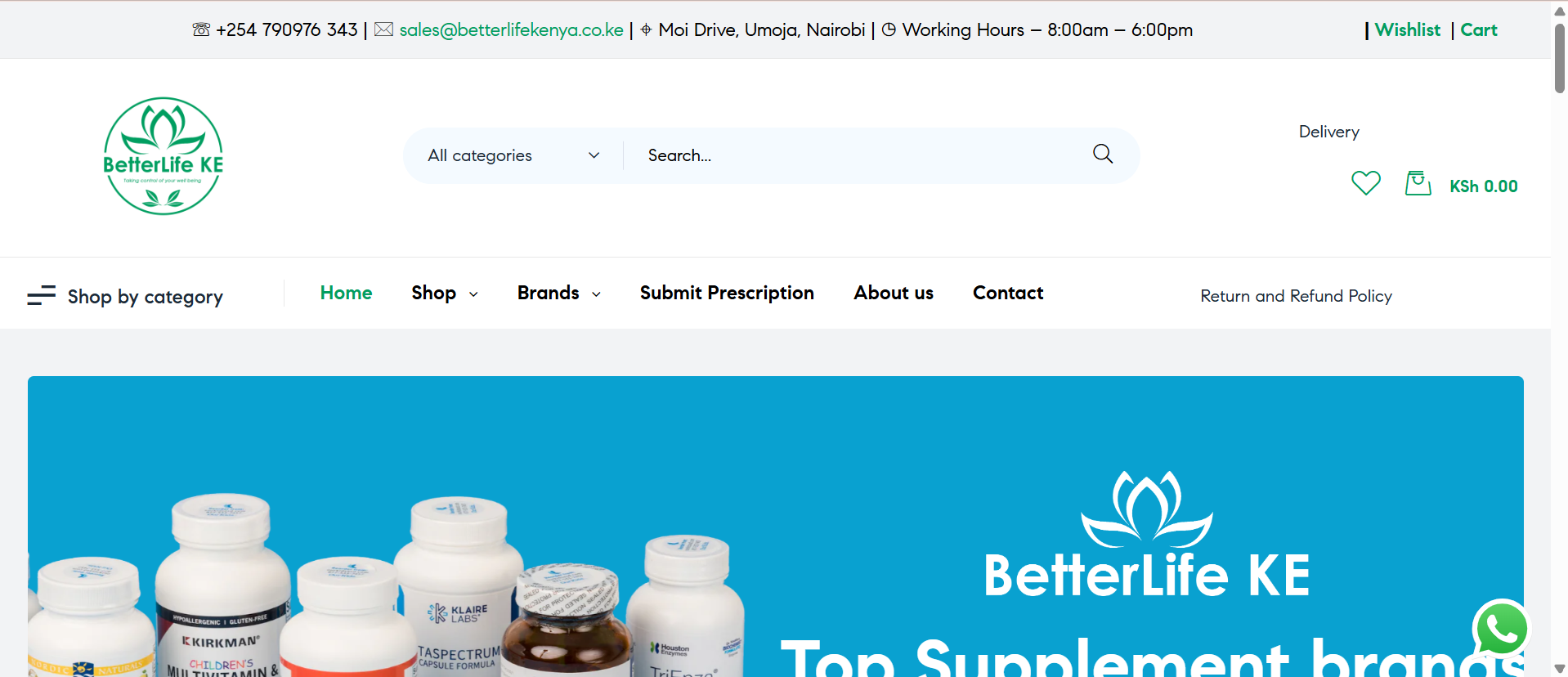 BetterLife Kenya - E-Commerce Website built by DevNovaTech Nairobi Kenya
