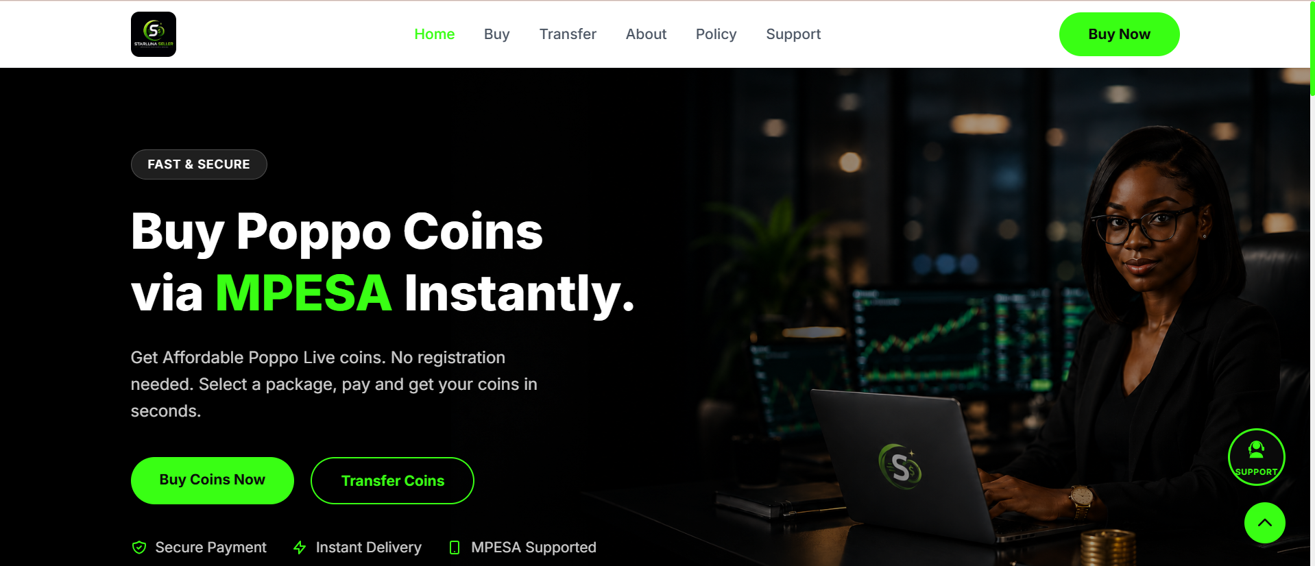 Luna Seller - E-Commerce Website built by DevNovaTech Nairobi Kenya